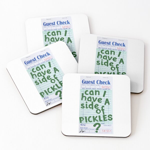 Item preview, Can I Have a Side of Pickles? Guest Check Art :) designed and sold by dressedbyjord.