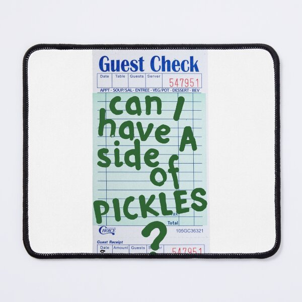 Item preview, Can I Have a Side of Pickles? Guest Check Art :) designed and sold by dressedbyjord.