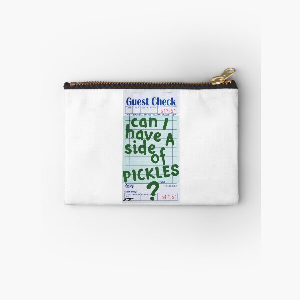 Item preview, Can I Have a Side of Pickles? Guest Check Art :) designed and sold by dressedbyjord.