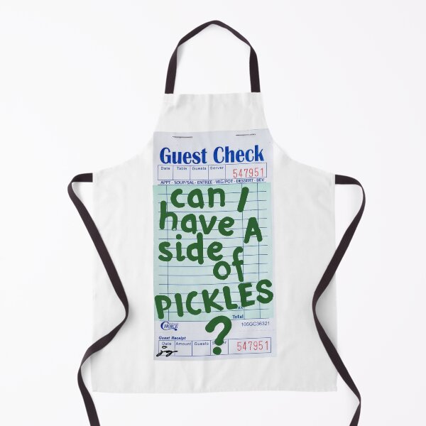 Item preview, Can I Have a Side of Pickles? Guest Check Art :) designed and sold by dressedbyjord.