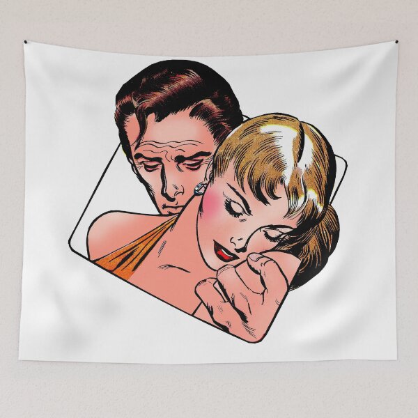 Item preview, Loving Embrace - 1950s Couple designed and sold by paljoeyprints.