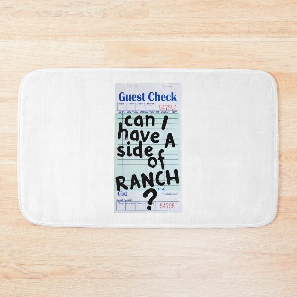 Item preview, Can I Have a Side of Ranch? Guest Check Art :) designed and sold by dressedbyjord.
