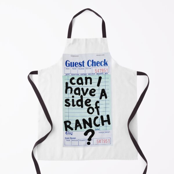 Item preview, Can I Have a Side of Ranch? Guest Check Art :) designed and sold by dressedbyjord.