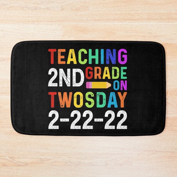Item preview, Teaching 2nd Grade on Twosday 2-22-22 Funny Teacher Gift designed and sold by mohalaz.