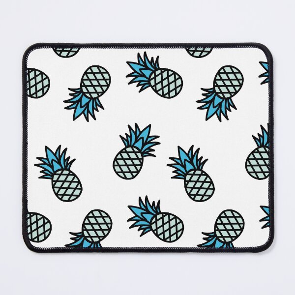 Item preview, Pineapple Pattern - Blue designed and sold by BullishGraphics.