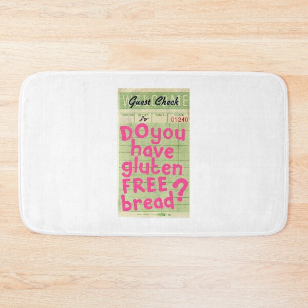 Item preview, Do You Have Gluten Free Bread? Guest Check Art :) designed and sold by dressedbyjord.