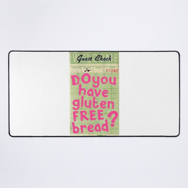 Item preview, Do You Have Gluten Free Bread? Guest Check Art :) designed and sold by dressedbyjord.