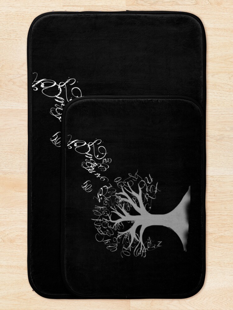 Thumbnail 5 of 6, Bath Mat, Backwards letter designed and sold by Ranikhan.