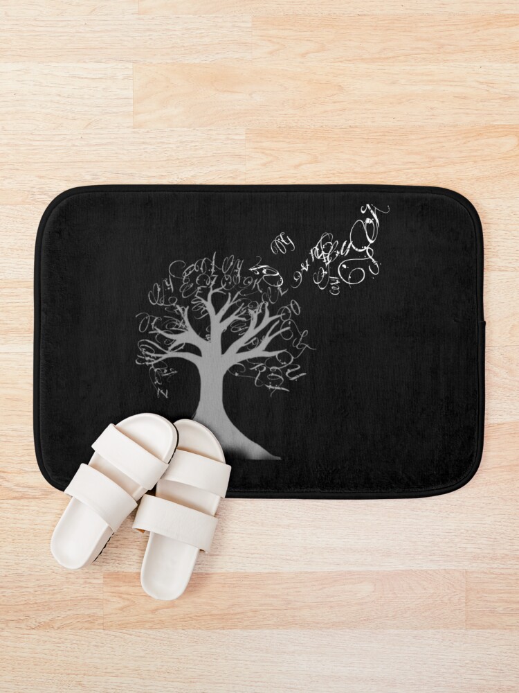 Thumbnail 1 of 6, Bath Mat, Backwards letter designed and sold by Ranikhan.