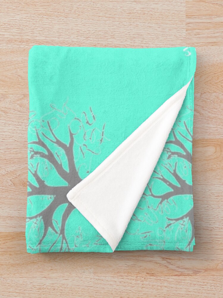 Thumbnail 3 of 6, Throw Blanket, Backwards letter designed and sold by Ranikhan.