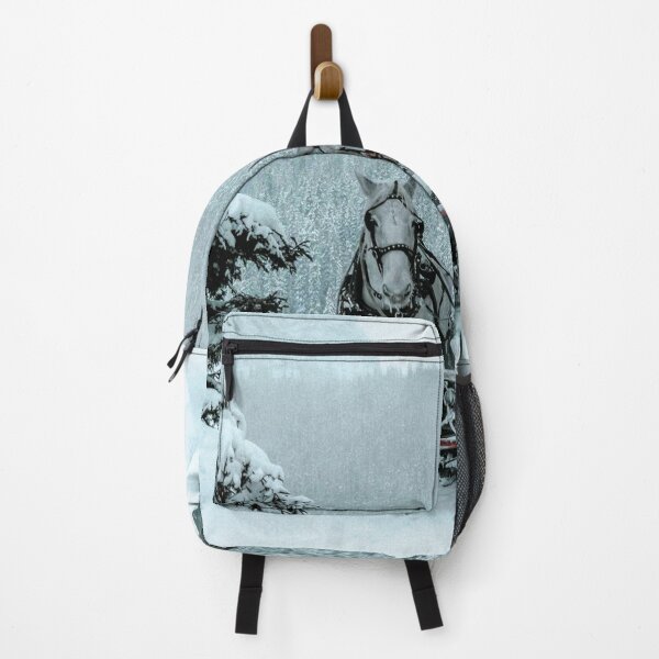 Item preview, White Horses in Snow Fall Wintermood designed and sold by SammyyCruse.