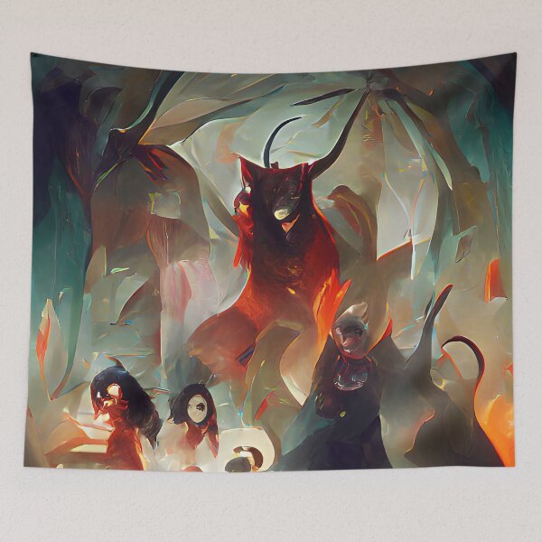 Item preview, The Initiation of Young Devils designed and sold by PlacidHinds.