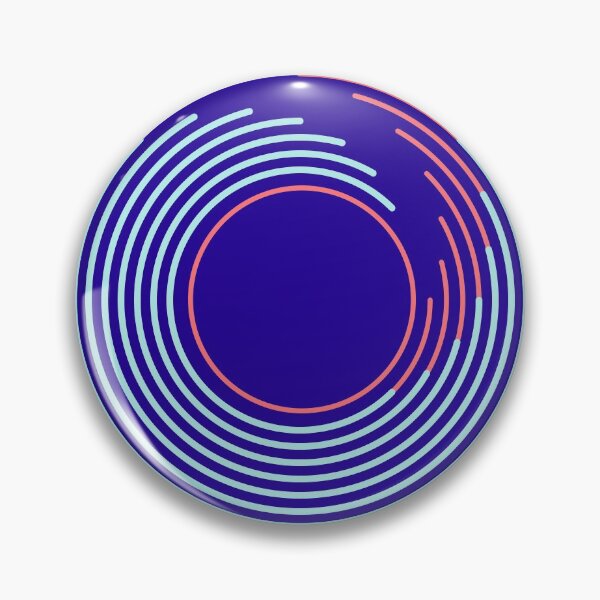 Item preview, Ocean Waves - Colorful Spiral Wave Art - Modern Abstract Geometric Art designed and sold by jacnotjac.