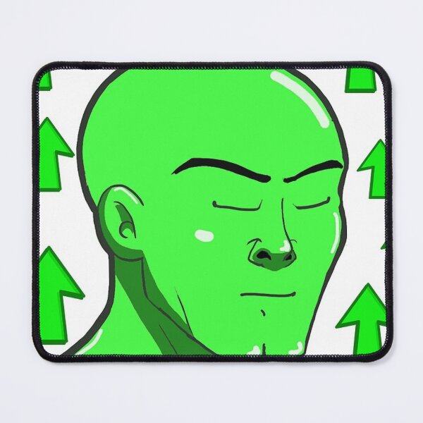 Item preview, Green up Wojak - green arrow - esoteric memes gang designed and sold by Mad-Boy.