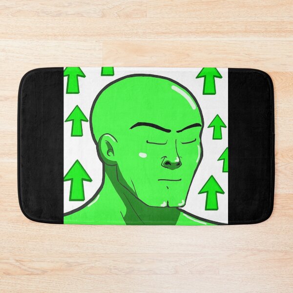 Item preview, Green up Wojak - green arrow - esoteric memes gang designed and sold by Mad-Boy.