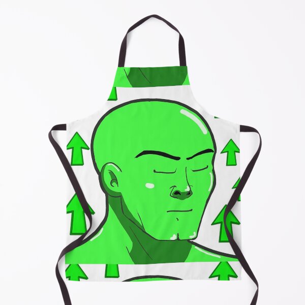 Item preview, Green up Wojak - green arrow - esoteric memes gang designed and sold by Mad-Boy.