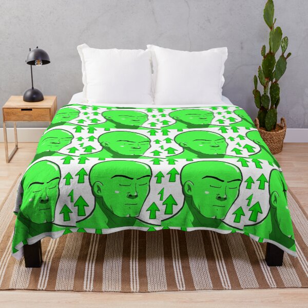 Item preview, Green up Wojak - green arrow - esoteric memes gang designed and sold by Mad-Boy.