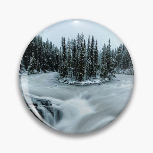 Item preview, Amazing Waterfall in Snow designed and sold by SammyyCruse.