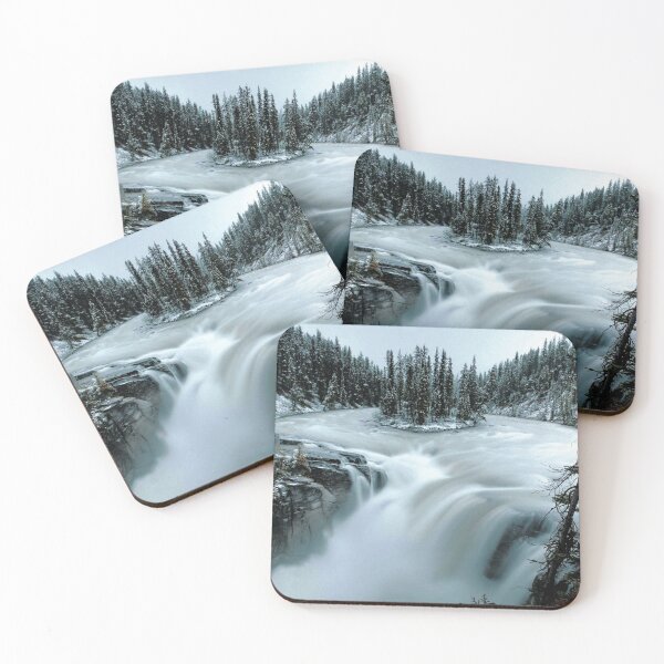 Item preview, Amazing Waterfall in Snow designed and sold by SammyyCruse.