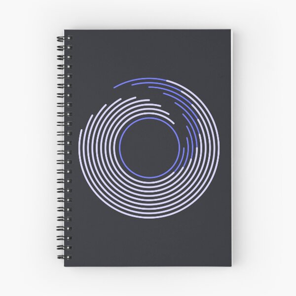 Item preview, Ocean Waves - Purple Spiral Wave Art - Modern Abstract Geometric Art designed and sold by jacnotjac.