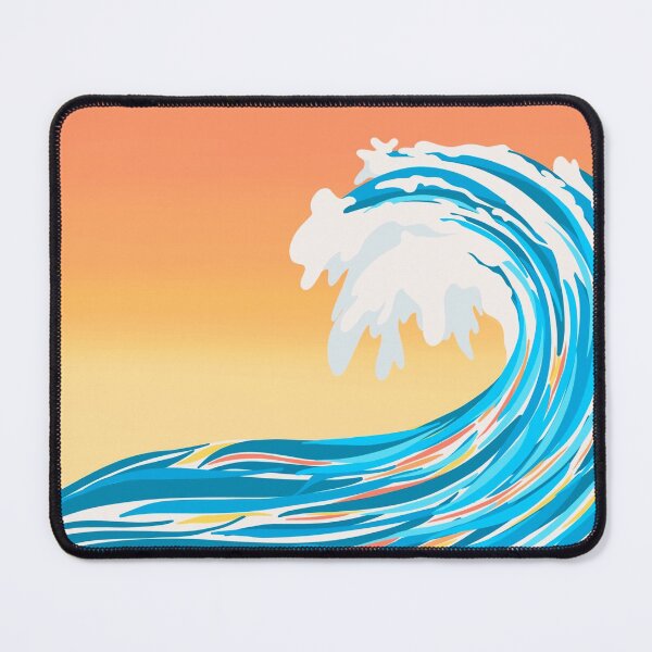 Item preview, Ocean Wave Faded Sunset designed and sold by AlishaMSchil.