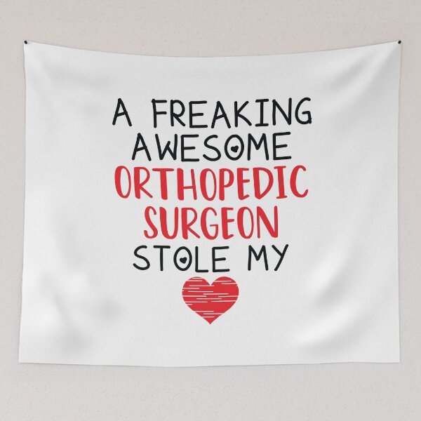 Item preview, Orthopedic Surgeon Valentines Funny Red Heart designed and sold by woodesigner.