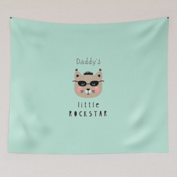 Item preview, Daddy's little rockstar designed and sold by Dbanksdesign.
