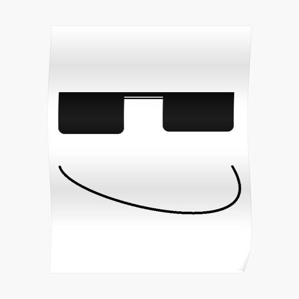 smiley-face-with-glasses-poster-for-sale-by-masterkingshop-redbubble