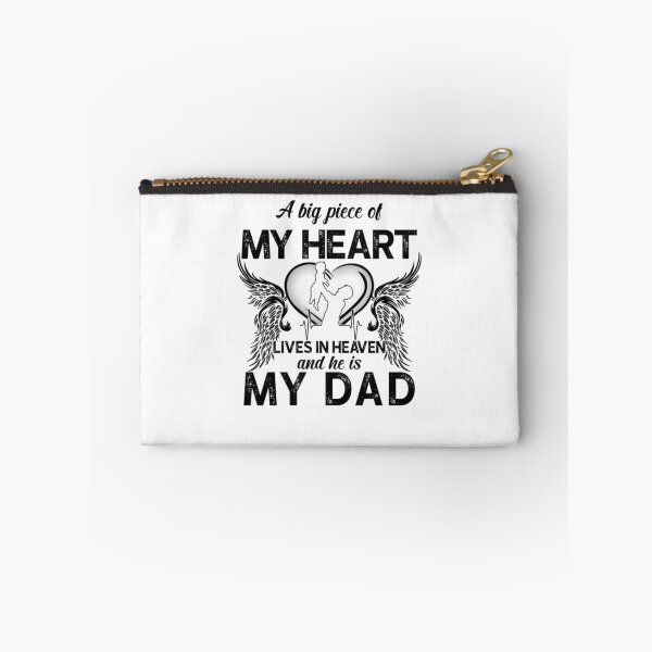 Item preview, Dad In Heaven T-ShirtA Big Piece Of My Heart Lives In Heaven And He Is My Dad designed and sold by ChesKeva.