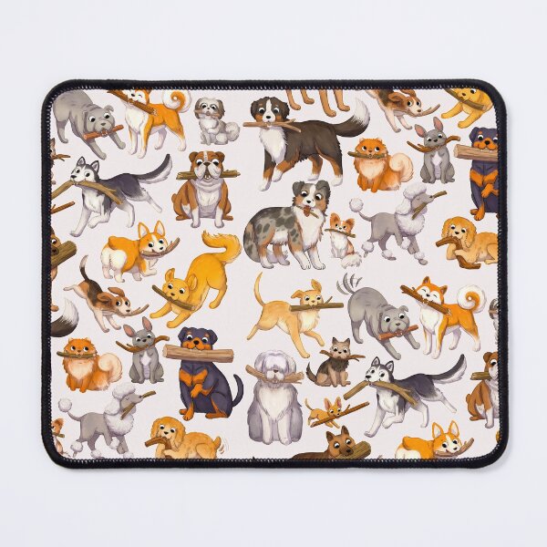 Item preview, Dogs with their sticks designed and sold by michelledraws.