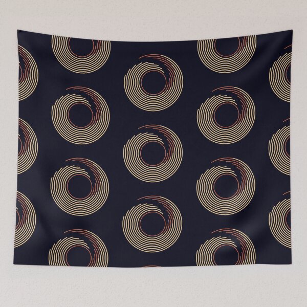 Item preview, Ocean Waves - Golden Spiral Wave Art - Modern Abstract Geometric Art designed and sold by jacnotjac.