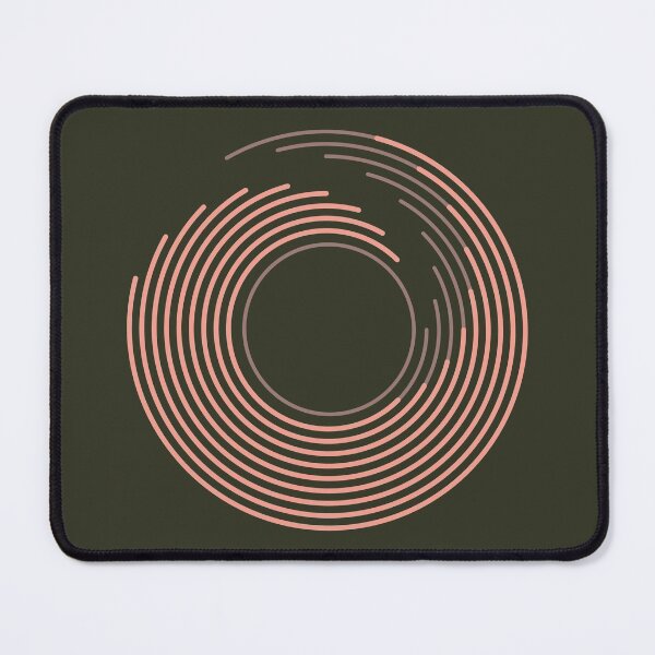 Item preview, Ocean Waves - Pink Spiral Wave Art - Modern Abstract Geometric Art designed and sold by jacnotjac.