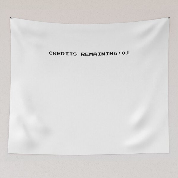 Item preview, Credits Remaining (Black Text) designed and sold by connor-maitland.