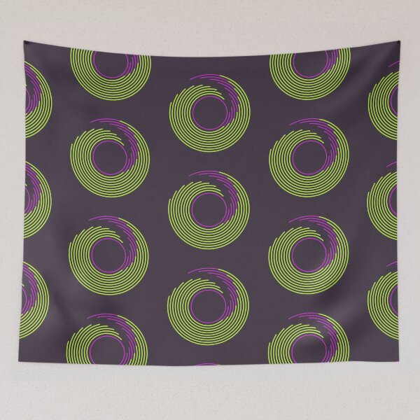 Item preview,  Ocean Waves - Yellow Spiral Wave Art - Modern Abstract Geometric Art designed and sold by jacnotjac.