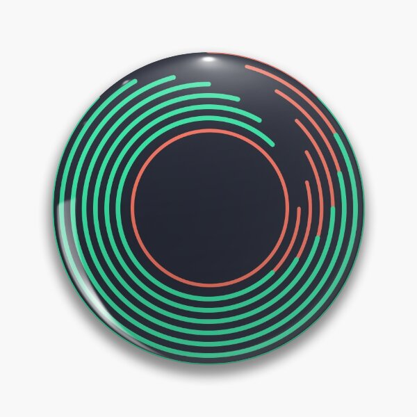Item preview, Ocean Waves - Green Spiral Wave Art - Modern Abstract Geometric Art designed and sold by jacnotjac.