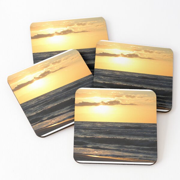 Item preview, Orange Sunset Baltic sea designed and sold by Artbymonika.