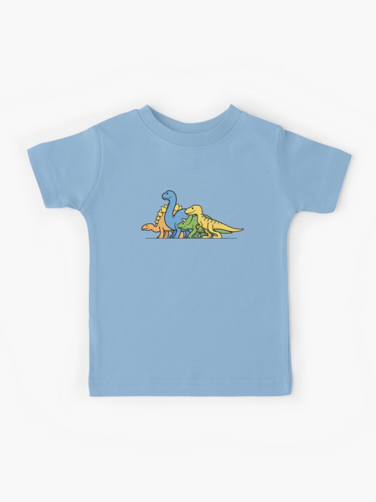 Thumbnail 1 of 2, Kids T-Shirt, CuteForKids - DinoKids (The Whole Gang!) designed and sold by Virtual-SG.