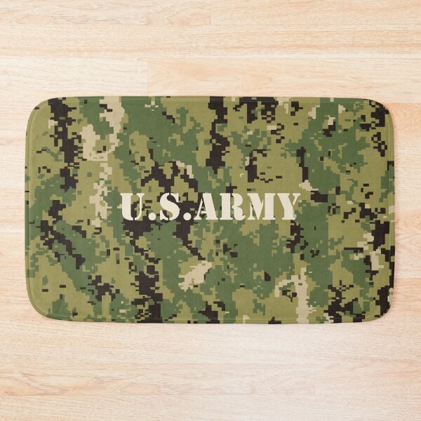 Item preview, Marine Pattern (MARPAT), NWU typeIII AOR-2, digital camouflage pattern swatch. US. Marines, US.navy - text: U.S.ARMY typographic designed and sold by NineJuly.