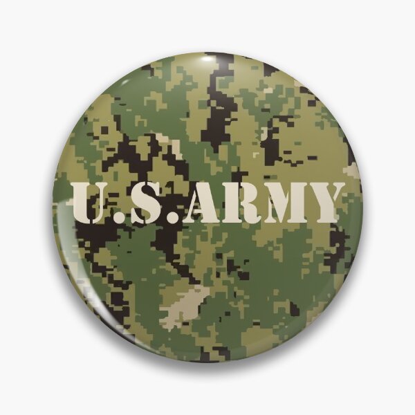 Item preview, Marine Pattern (MARPAT), NWU typeIII AOR-2, digital camouflage pattern swatch. US. Marines, US.navy - text: U.S.ARMY typographic designed and sold by NineJuly.