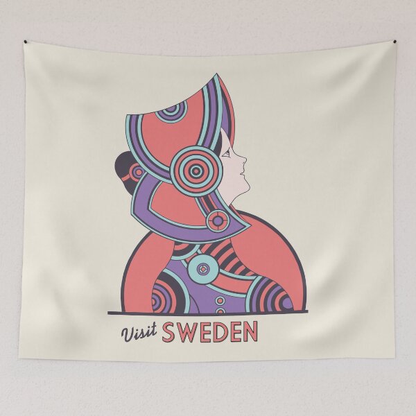 Item preview, Retro vintage Sweden travel designed and sold by aapshop.