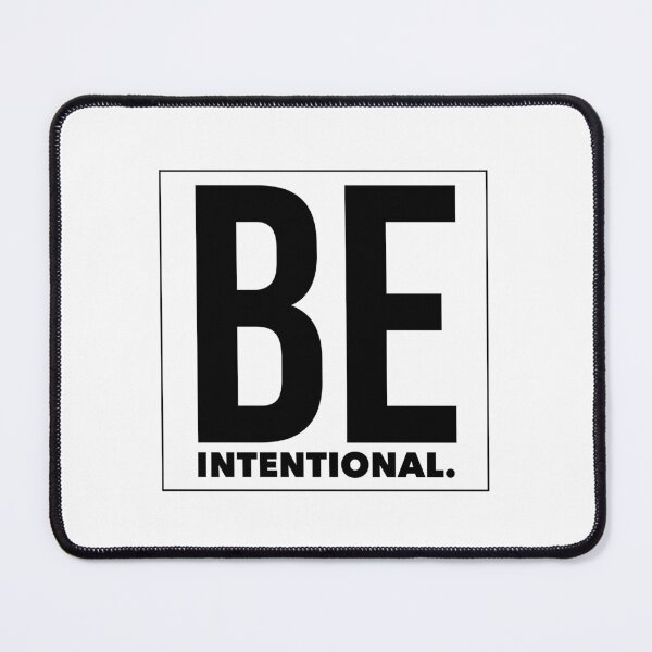 Item preview, BE INTENTIONAL stickers designed and sold by MadEDesigns.