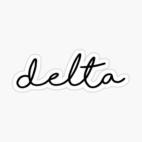 Delta Sticker