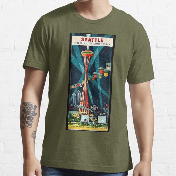 Seattle Metropolitans Ebbets Field Green T-Shirt Size Small