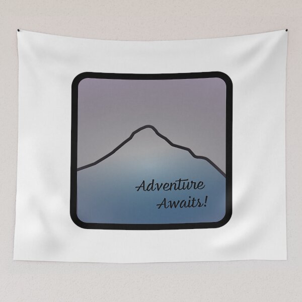 Item preview, Mountains T-ShirtAdventure Awaits Mountain Scene designed and sold by ChesKeva.