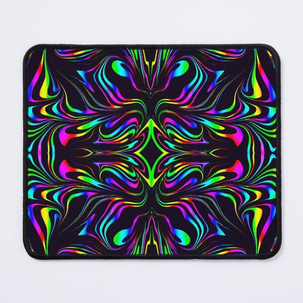Item preview, To Infinity (Fluid Glitch Neon Abstract Art) designed and sold by PsychedelicPour.