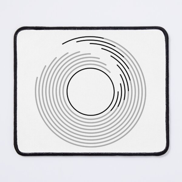 Item preview, Ocean Waves - Monochrome Spiral Wave Art - Modern Abstract Geometric Art designed and sold by jacnotjac.