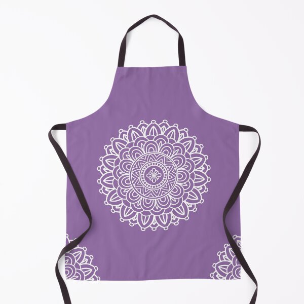 Item preview, White Orchard Amethyst Zentangle Mandala designed and sold by MysticMagpie.