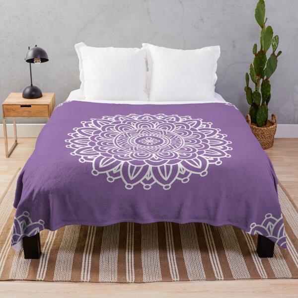 Item preview, White Orchard Amethyst Zentangle Mandala designed and sold by MysticMagpie.