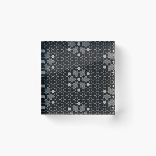 Item preview, Black Hexy Tiles designed and sold by Carolina Diaz.