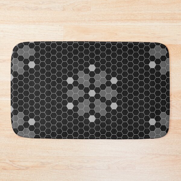 Item preview, Black Hexy Tiles designed and sold by Carolina Diaz.